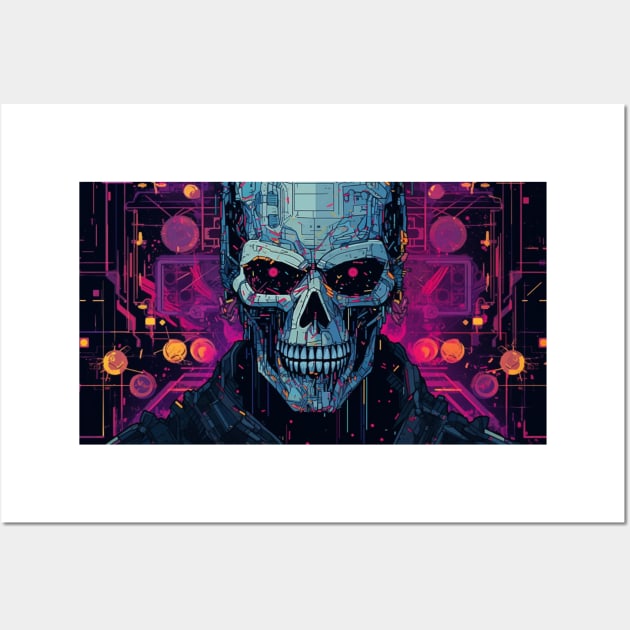 Cyborg Exterminator Wall Art by Nightarcade